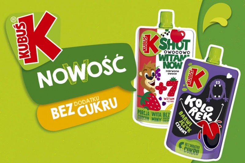 Nowości od Kubusia – musy barwiące język i Shoty Witaminowe 