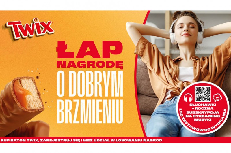 Łap nagrody o dobrym brzmieniu z marką Twix®!