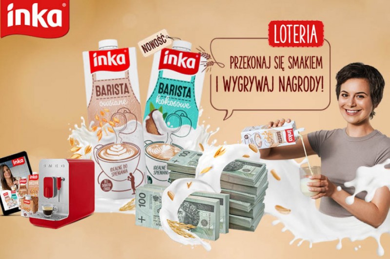 Ruszyła loteria napojów roślinnych Inka pod hasłem „Przekonaj się smakiem”