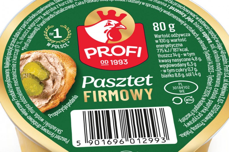 Pasztet Profi w nowym opakowaniu