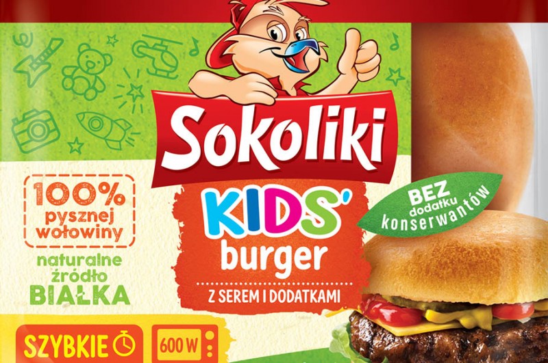 KIDS burger dla małych smakoszy