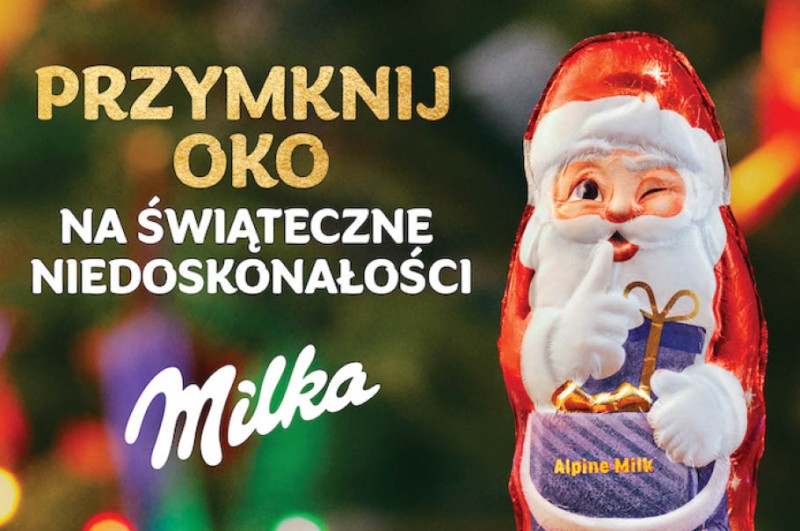 Milka przymyka oko na świąteczne niedoskonałości