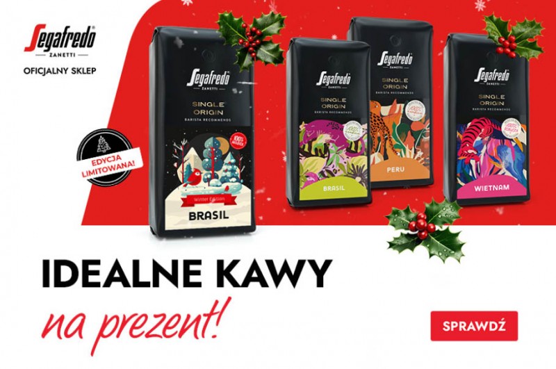 Kawa jako idealny prezent na Święta – aromatyczne chwile radości z Segafredo