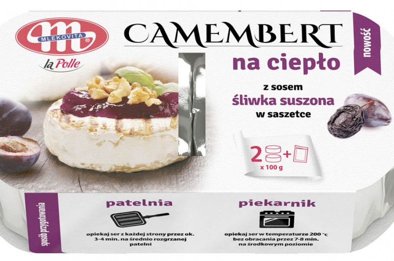 La Polle Camembert na ciepło z sosem śliwka suszona