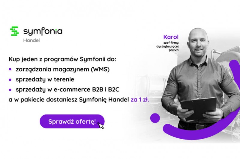 Program handlowy Symfonia - do 21 grudnia dostępny na warunkach promocyjnych