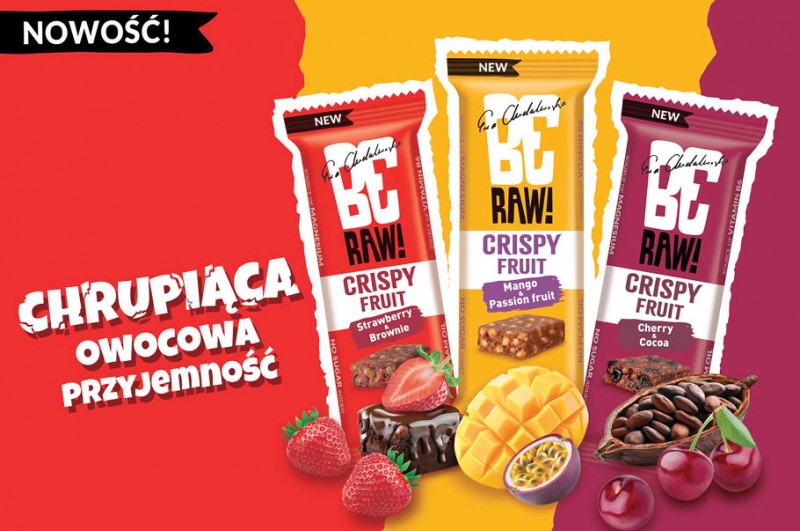 BeRAW rozwija portfolio i wprowadza linię Crispy Fruit