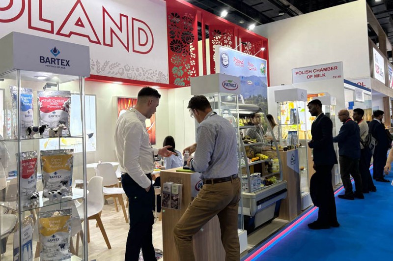 Polskie firmy mleczarskie na targach Gulfood 2025 w Dubaju