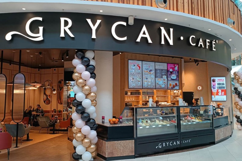 Nowa odsłona lodziarnio-kawiarni Grycan Café w Alei Bielany we Wrocławiu