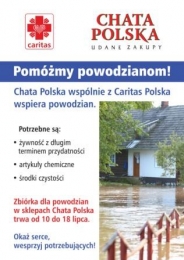 Chata Polska wsparła powodzian 