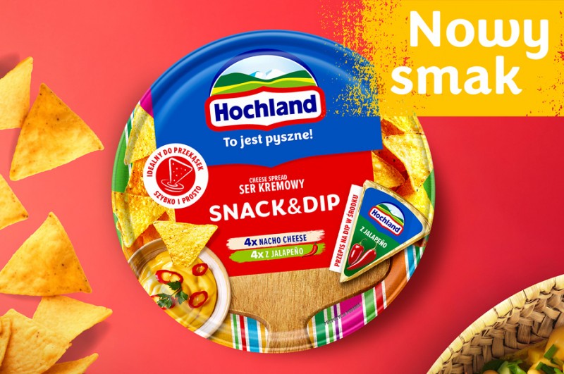 Krążek SNACK & DIP – NOWOŚĆ od Hochland