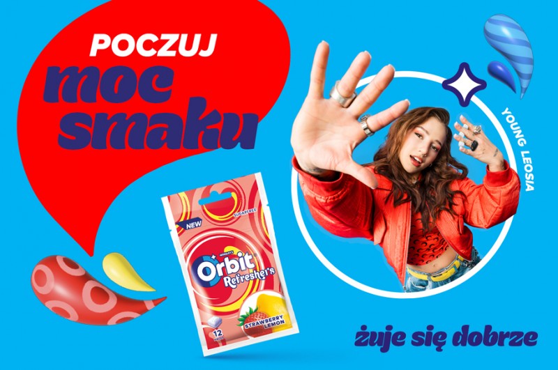 Young Leosia ponownie łączy siły z Orbit® Refreshers