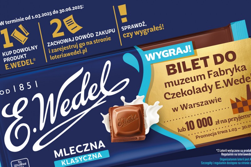 Kampania E.Wedel, która tworzy nową skalę odczuwania czekoladowej przyjemności