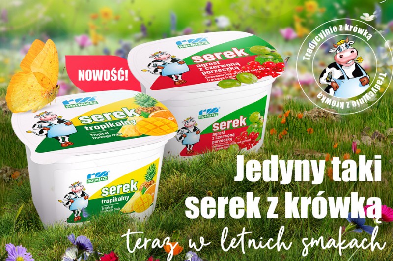 Letnie smaki kultowych serków Rolmlecz