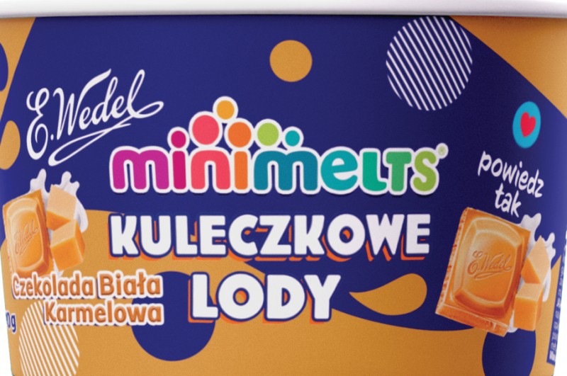 Nowe smaki kuleczkowych lodów Mini Melts inspirowane czekoladą Wedla!
