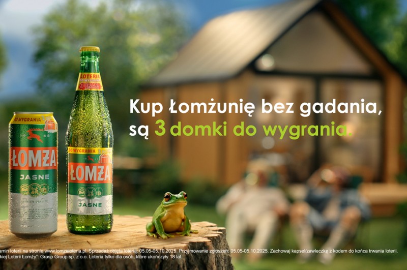 Domki na Mazurach jako nagrody w loterii piwa Łomża
