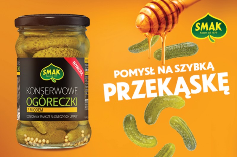 Nowość w słoiku – Ogóreczki konserwowe z miodem Smak