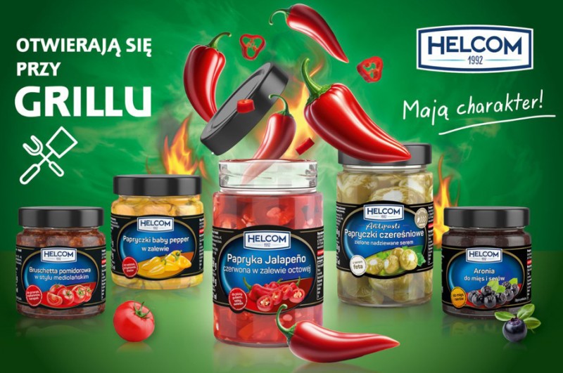 Letnia kampania marki HELCOM „Otwierają się przy grillu”