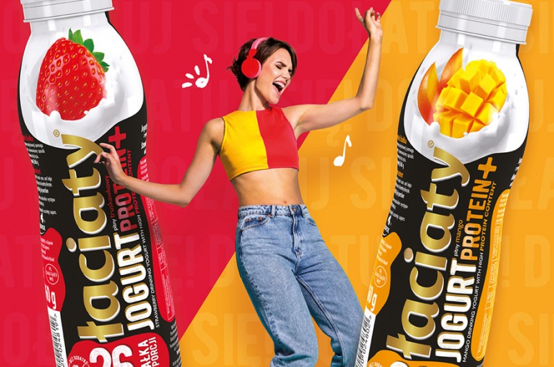 Dołatuj się z Łaciate Protein+! Start dynamicznej kampanii od Mlekpolu