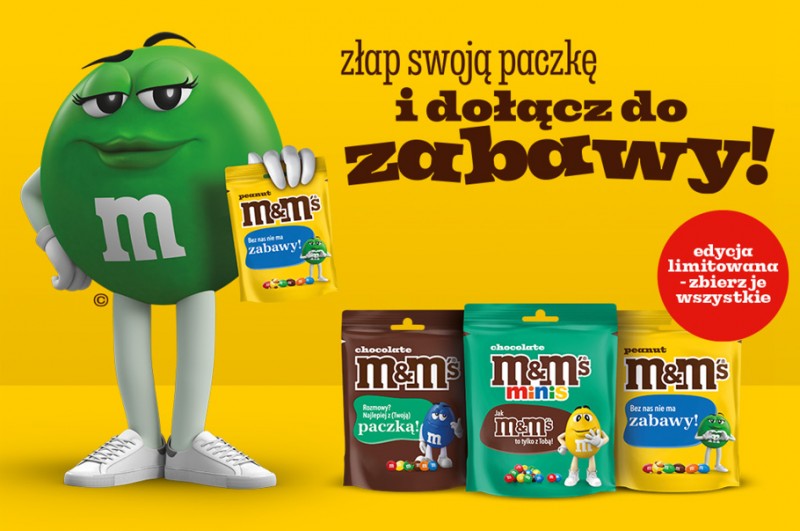 Ruszyła nowa aktywacja M&M’S®: Złap swoją paczkę i dołącz do zabawy