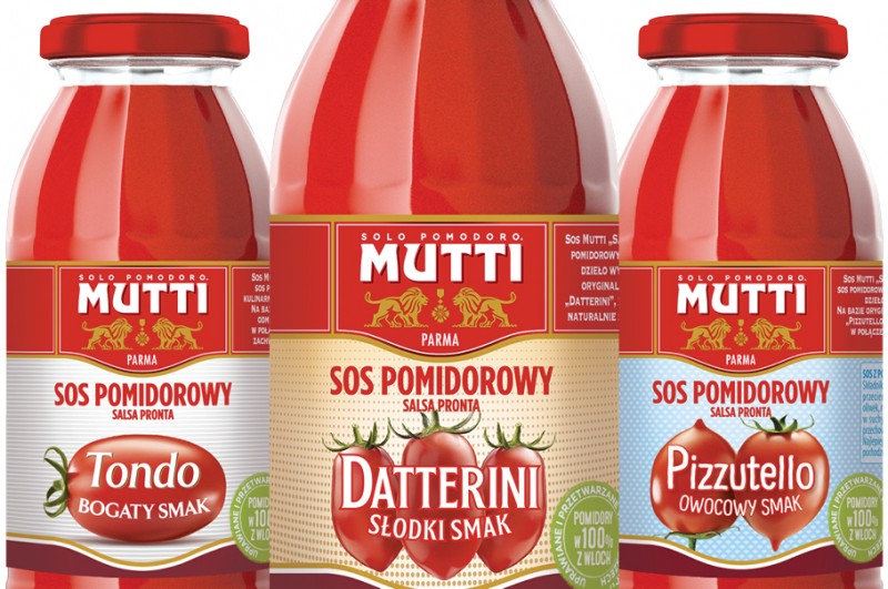 Linia sosów pomidorowych Salsa Pronta Mutti