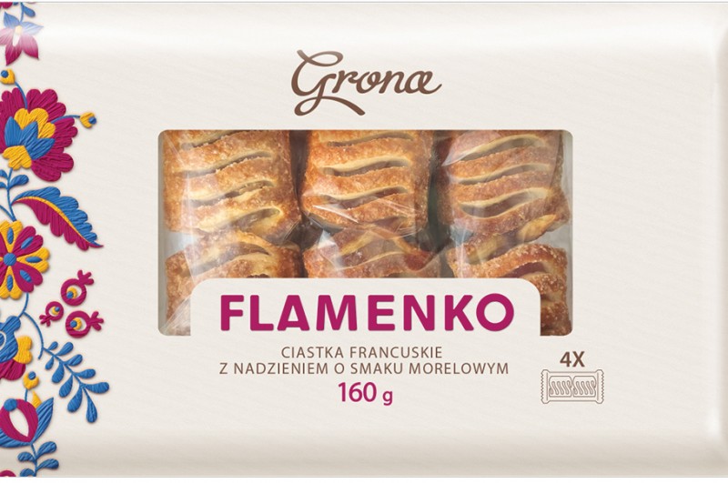 Flamenko – ciastka francuskie z nadzieniem