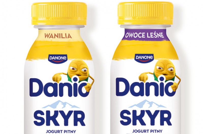 Danone debiutuje w nowej kategorii. Danio Skyr jogurt pitny typu islandzkiego już na półkach sklepowych 