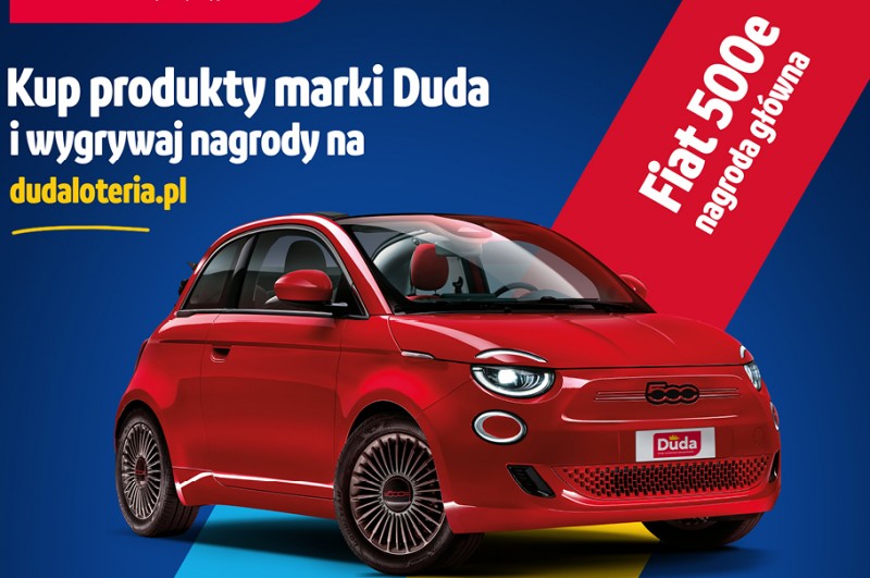 Wielka loteria marki DUDA – do wygrania FIAT 500e!