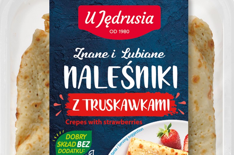 Nowość U Jędrusia! Naleśniki z truskawkami