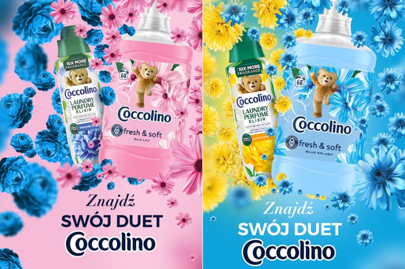Coccolino startuje z multisensoryczną kampanią płynów i perfum do prania