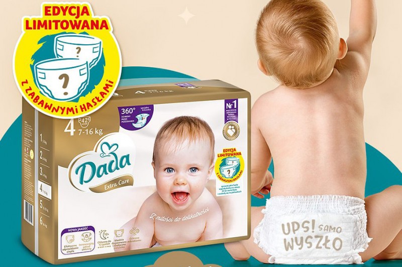 Marka Dada wypuściła jubileuszową edycję pieluszek Extra Care