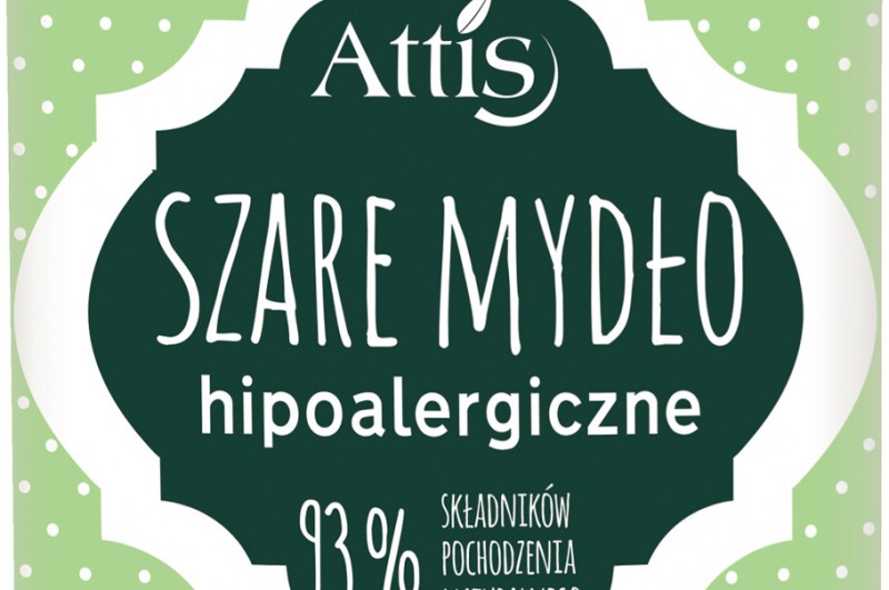 Attis szare mydło hipoalergiczne w płynie