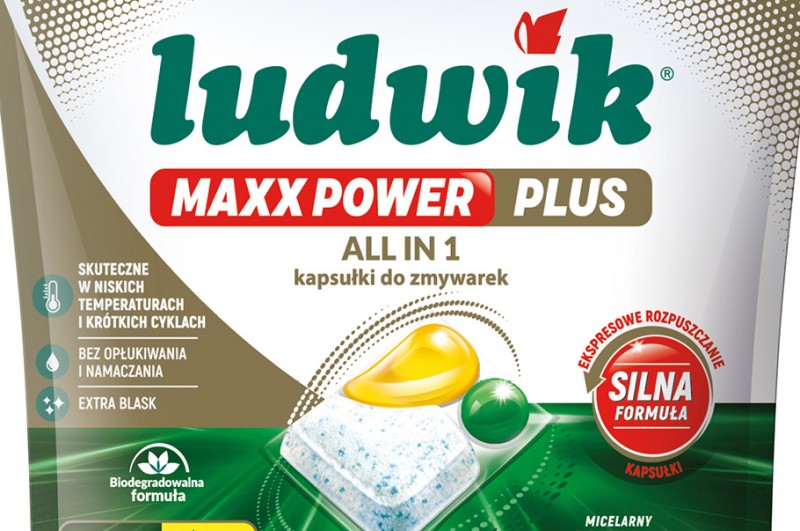 Ludwik ALL IN 1 MAXX POWER PLUS – najlepsze efekty zmywania