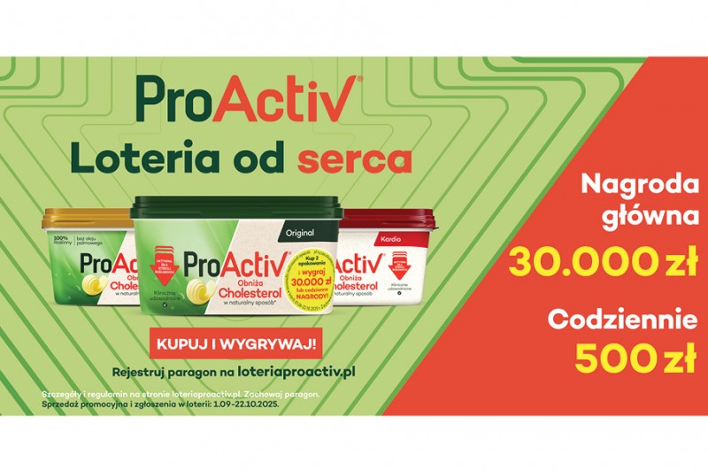 Wielka loteria marki ProActiv – codziennie nagrody i 30 000 złotych!