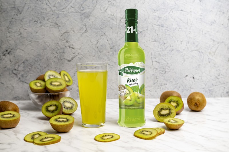 Odkryj smak syropu Kiwi od Herbapolu