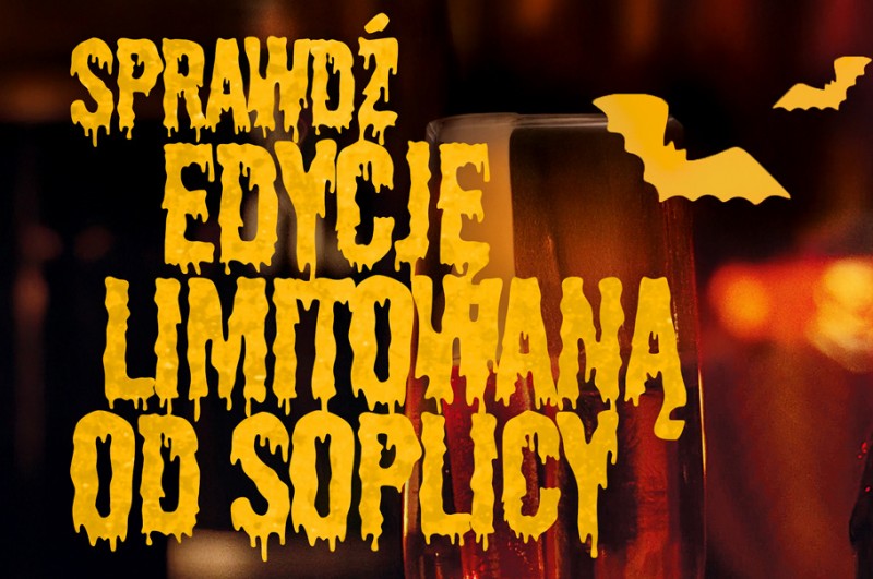 Soplica ze strasznie dobrym smakiem. Limitowana edycja na Halloween