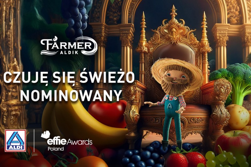 ALDI z nominacją do Effie Awards 2025 za kampanię z Farmerem ALDIKIEM