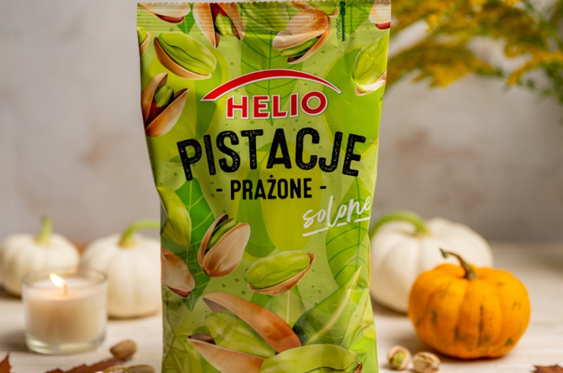 HELIO Pistacje prażone solone – naturalna energia i odporność na chłodne jesienne dni