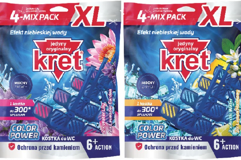Kostki toaletowe Kret – moc czystości w wersji XL