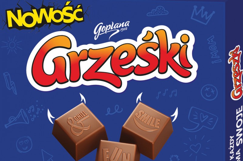 Kultowe Grześki teraz w formie mlecznych czekoladek