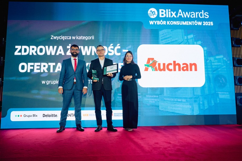 Auchan Polska laureatem Blix Awards 2025