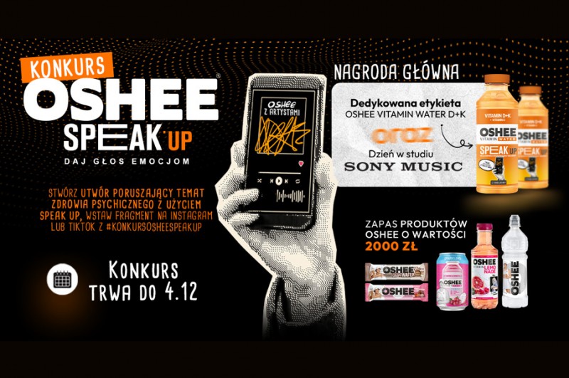 OSHEE rusza z konkursem muzycznym SPEAK UP