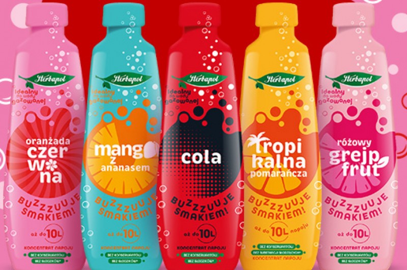 KONCENTRATY NAPOJÓW Herbapol – buzzzuj, miksuj, smakuj tak, jak lubisz!