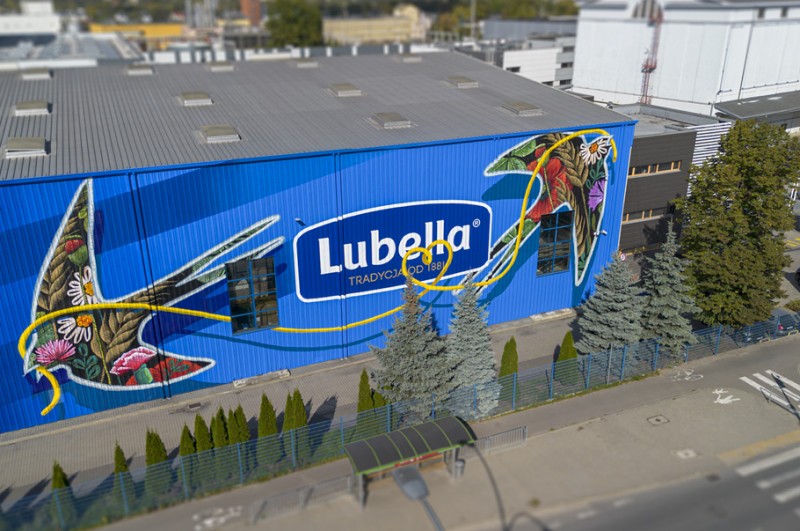 Lubella łączy sztukę i smak – mural inspirowany Lubelszczyzną