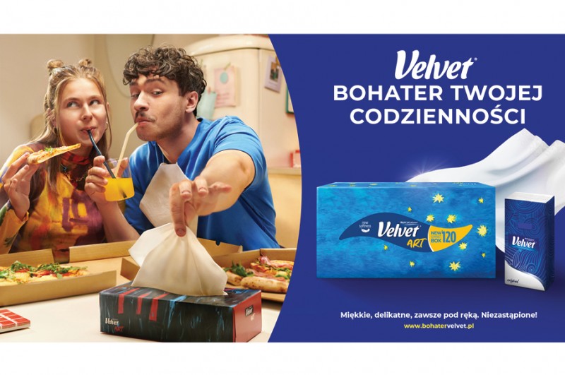 Nowość Velvet Comfort. Przedstawiamy bardzo komfortowe chusteczki!
