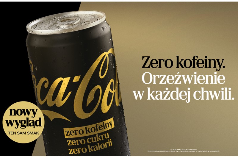 Coca-Cola Zero Kofeiny, Zero Cukru, Zero Kalorii w nowej odsłonie