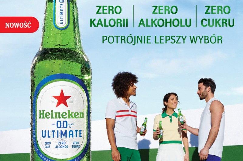 Heineken® 0.0 Ultimate – pierwszy na rynku lager bez alkoholu, kalorii i cukru