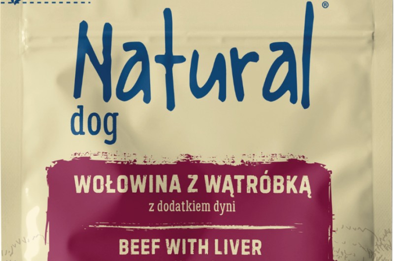 NATURAL Wołowina z wątróbką i dynią