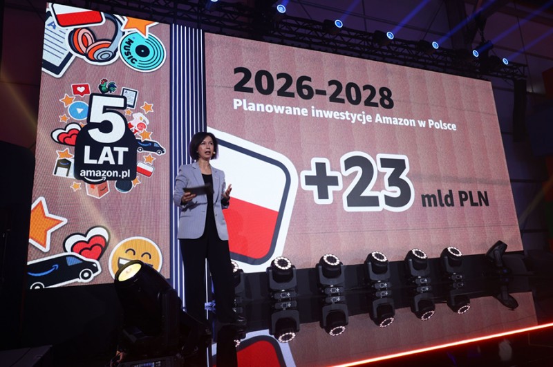 Amazon zainwestuje w Polsce ponad 23 mld zł do 2028 roku
