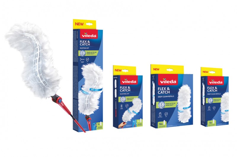Nowe miotełki Vileda Flex & Catch – kurz już się nie ukryje