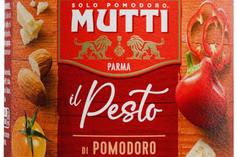 Pesto z Pomidorów Mutti w nowym słoiku i z odświeżoną identyfikacją
